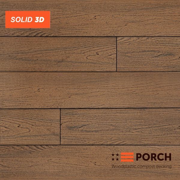 Композитная террасная доска Porch Solid Teak tk1012 фото