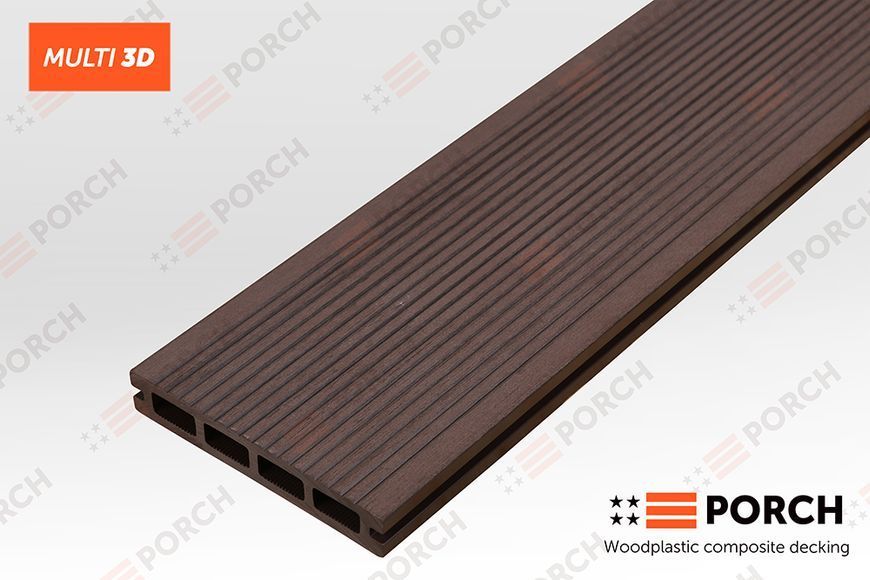 Композитна терасна дошка Porch Multi Coffee tk1014 фото