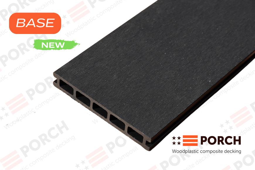 Композитна терасна дошка Porch Base Coal tk1000 фото