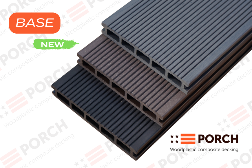 Композитна терасна дошка Porch Base Coal tk1000 фото