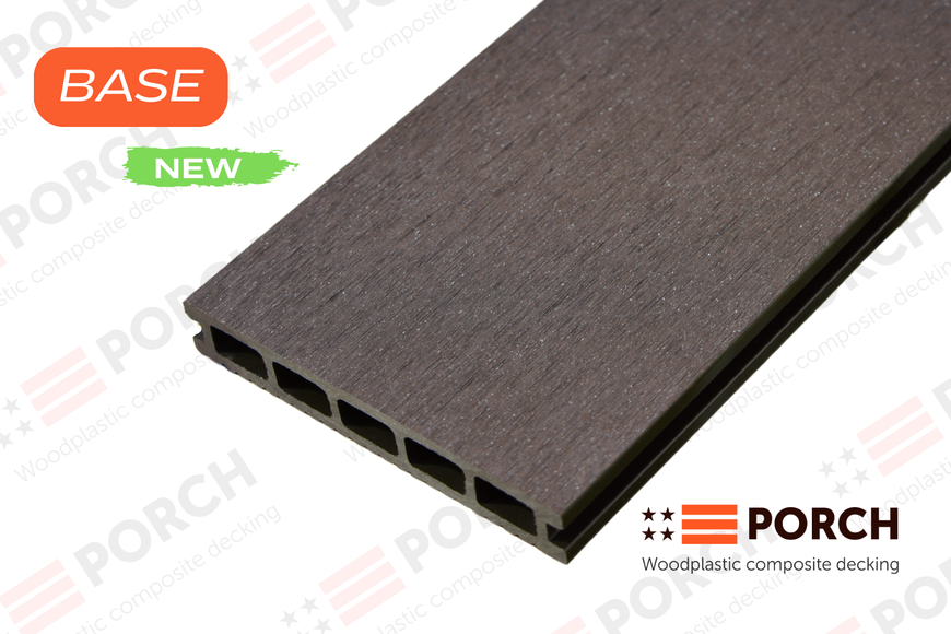 Композитна терасна дошка Porch Base Chocolate tk1001 фото