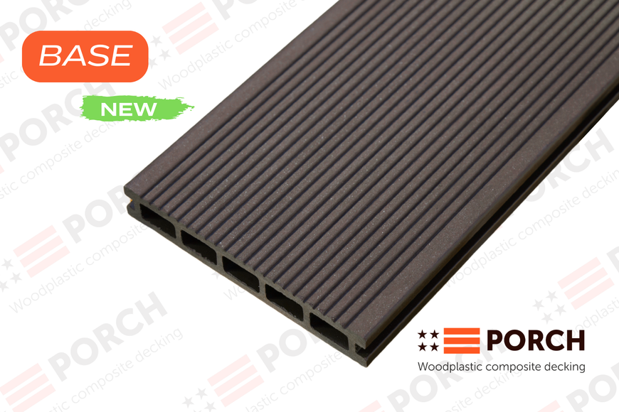 Композитна терасна дошка Porch Base Chocolate tk1001 фото