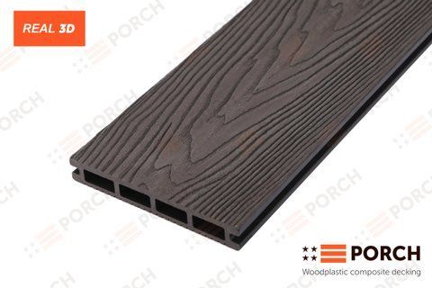 Композитна терасна дошка Porch Real Antrazit tk1003 фото