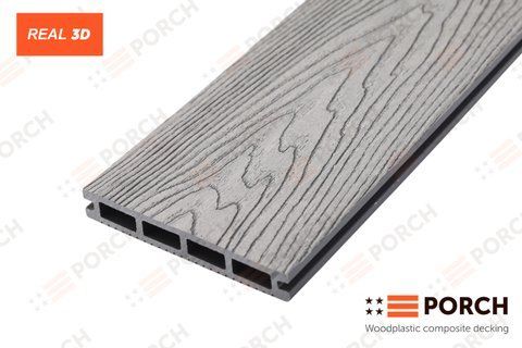Композитна терасна дошка Porch Real Silver tk1004 фото