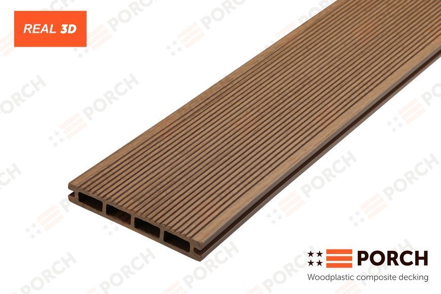 Композитная террасная доска Porch Real Teak tk1005 фото