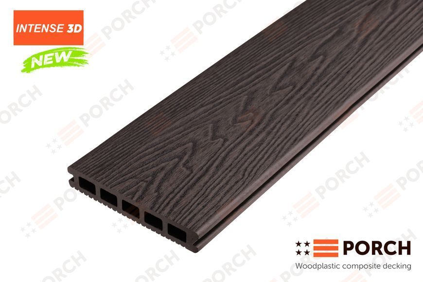 Композитная террасная доска Porch Intense Eben tk1010 фото