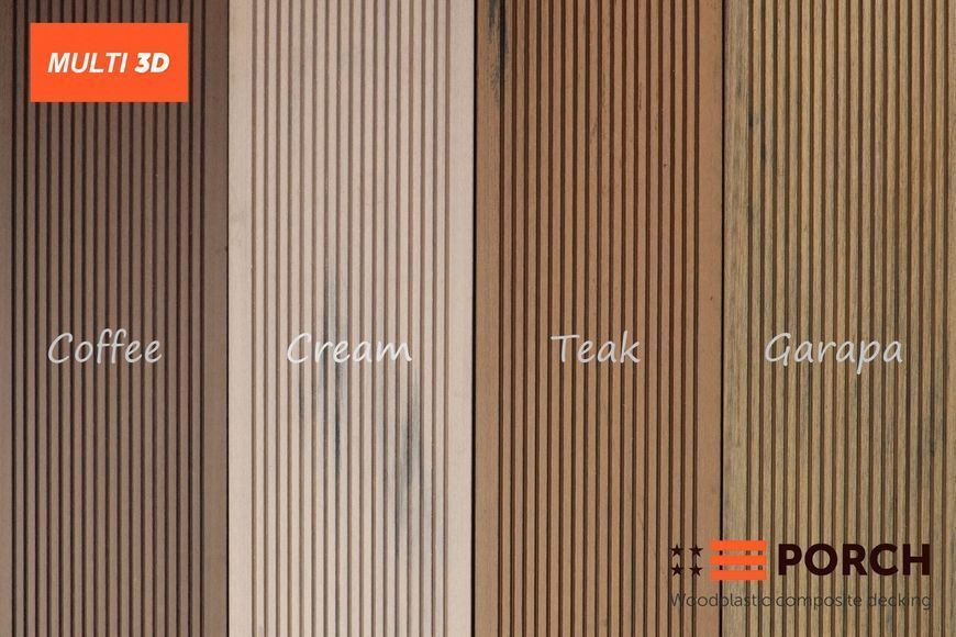Композитная террасная доска Porch Multi Garapa tk1016 фото